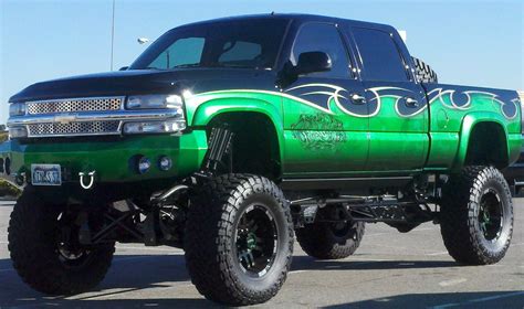 Jacked Up Chevy Trucks