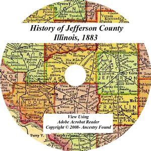 1883 JEFFERSON County Illinois IL - History Genealogy Ancestry Family ...