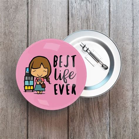 Best Life Ever Button Badge Pins Set Girls Jw Ministry Pioneer Gifts