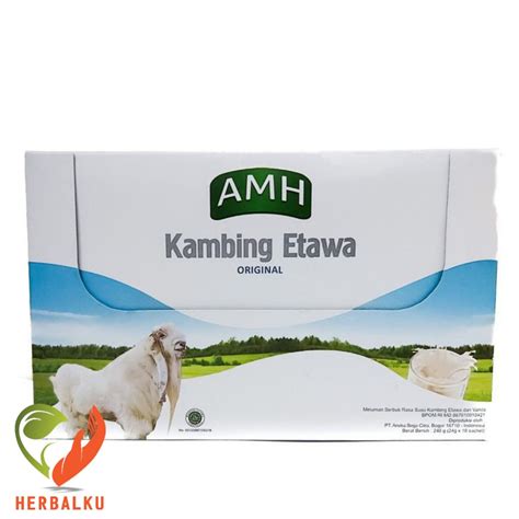 Jual Susu Kambing Etawa Amh Rasa Full Cream Plus Jahe Merah Box Gr