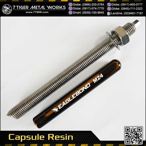 Eaglebond Chemical Bolt Capsule Resin 7tiger Metal Works