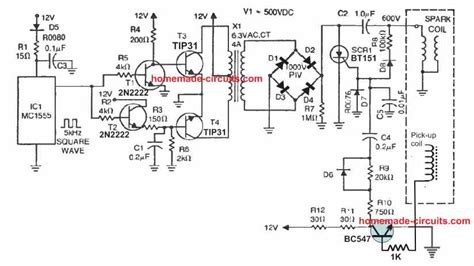 Electronic V Dc Capacitive Discharge Ignition Cdi Circuits