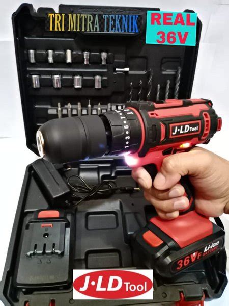 Jual Original Bor Baterai Jld V Cordless Drill Jld V Bor Besi Dan