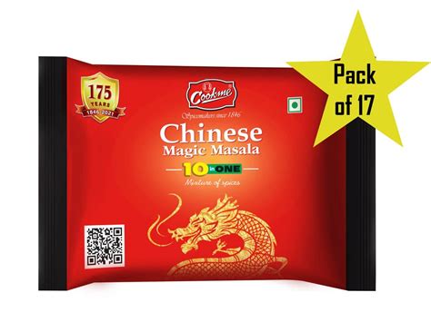 Cookme Chinese Magic Masala Powder For Chinese Food 425g 17 Pkt Of 25g