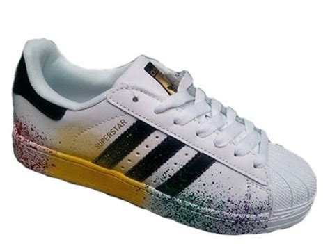 Adidas Superstar Paint белые white (35-40) Адидас Суперстар купить в ...