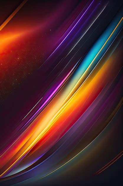 Premium AI Image | Image of colorful abstract shapes