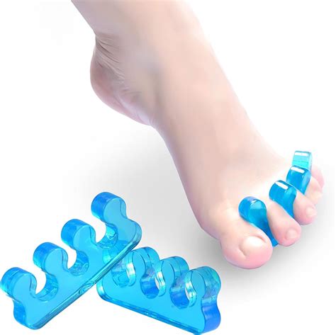 Toe Separator Packs Silicone Bunion Pads For Overlapping Toes