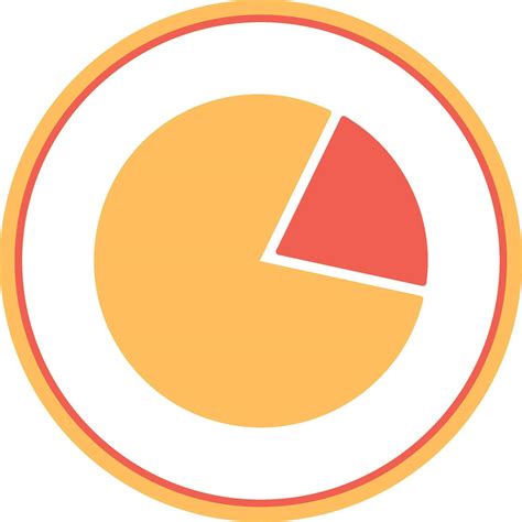 Pie Chart Flat Circle Icon 38839095 Vector Art At Vecteezy