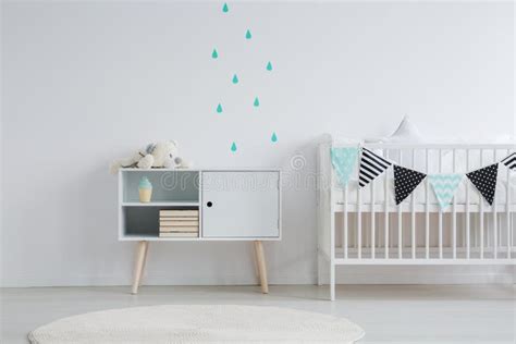 Wall stickers in baby room stock photo. Image of home - 94317170