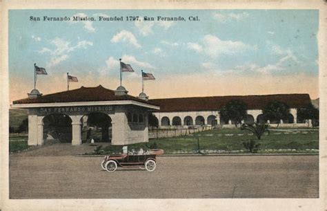 San Fernando Mission California Postcard