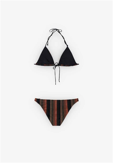 Mujer Scalpers Bañadores Y Bikinis Camila Bikini Kumquat Aro Black terracotta Patbart Lett