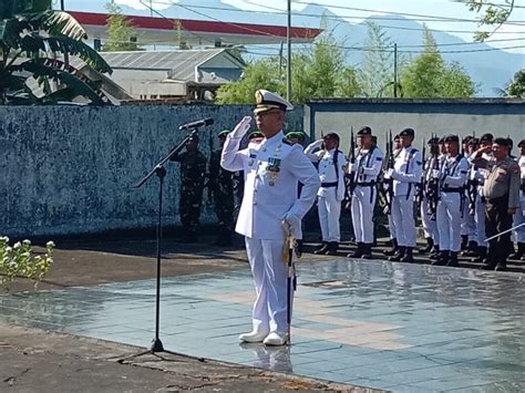 Danlanal Tahuna Bertindak Sebagai Irup Dalam Upacara Ziarah Nasional