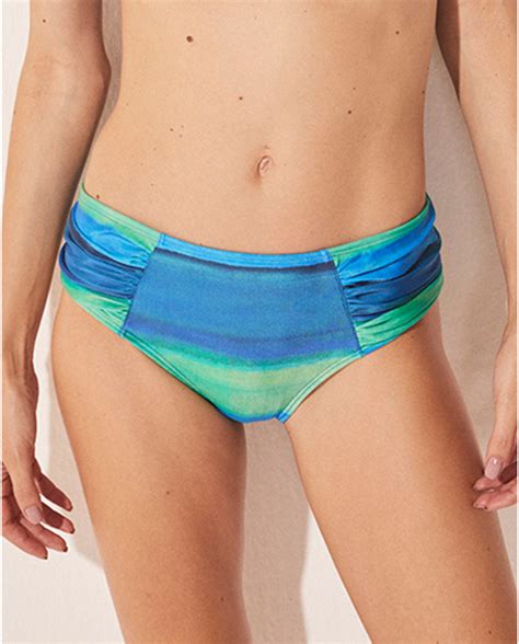 Bikini Bottoms Bottom Bikini Larga Listrado Espelho De Agua Brand