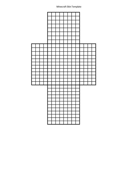 Minecraft Skin Template Printable