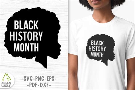 Black history month svg Afro svg Black woman silhouette svg file By Green Wolf Art | TheHungryJPEG