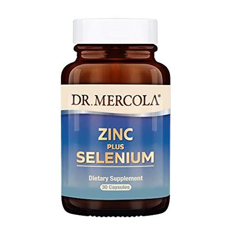 Dr Mercola Zinc Selenium 30 Capsules Premium Dietary Supplement Essential Trace