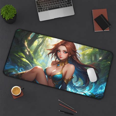 Beautiful Anime Girl Xxl Gaming Mousepad Manga Computer Pc Gamer Desk