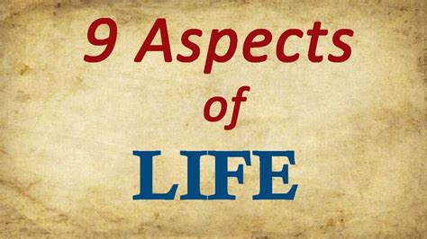 aspects of life | A Listly List