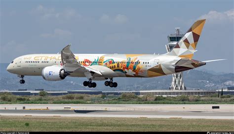 A6 BLH Etihad Airways Boeing 787 9 Dreamliner Photo By Ramon Jordi ID