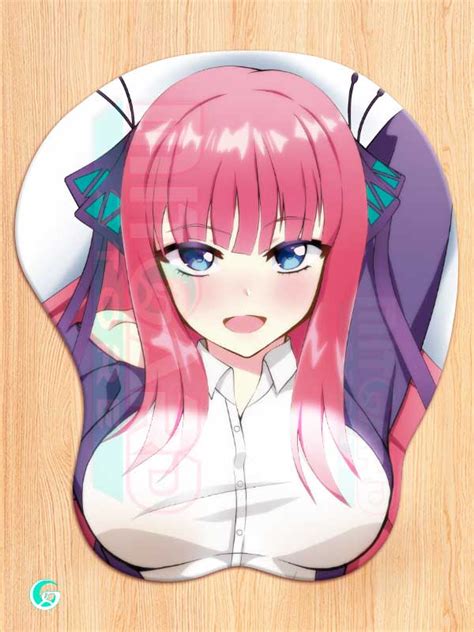 Nino Nakano Mousepad 3d The Quintessential Quintuplets Mitgardreams