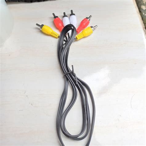 Jual Kabel Rca Audio Video Kabel Sambungan Rca Audio Video Shopee