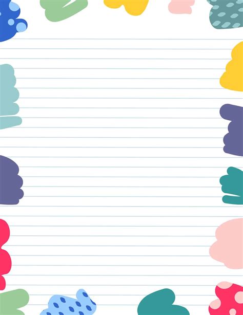 printable borders  lines