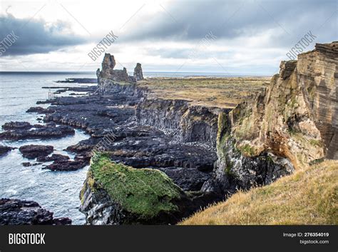 Cliffs Ocean Iceland Image And Photo Free Trial Bigstock