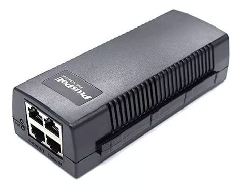 Pluspoe 48 v Power Over Ethernet Poe Injector Adapter With Envío gratis