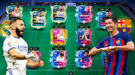 Real Madrid X Barcelona El Clasico New Edition Squad Builder In Fifa