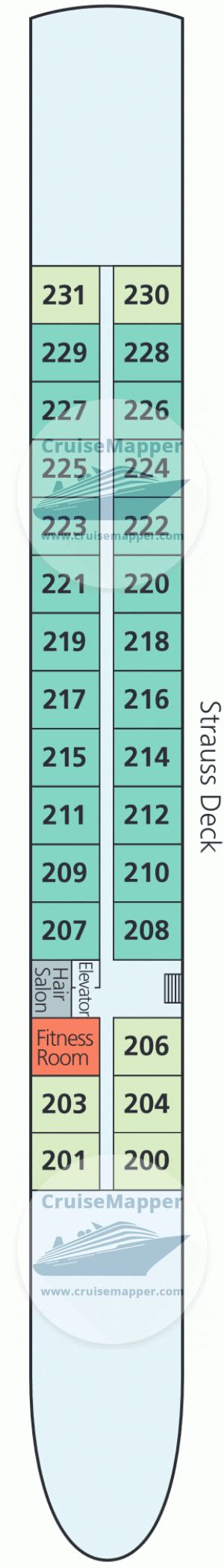 Ms Amadeus Classic Deck 2 Plan Cruisemapper