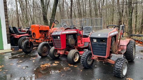 Tour Of My Garden Tractor Junk Yard Youtube