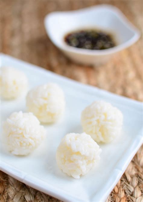 Rice Balls with Dipping Sauce | Little Grazers - delicious food for ...