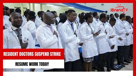 Resident Doctors Suspend Strike Resume Work Today Youtube