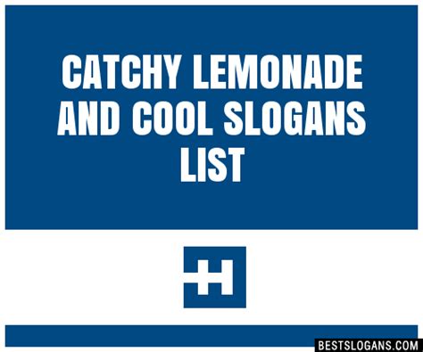 100+ Catchy Lemonade And Cool Slogans 2024 + Generator - Phrases & Taglines