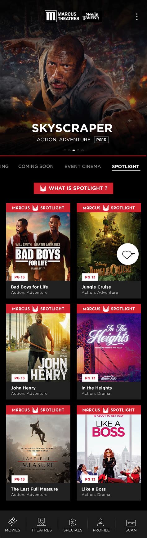 Marcus Theaters - Mobile App and Kiosk on Behance