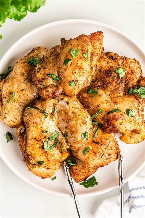 Boneless Air Fryer Chicken Thighs The Recipe Rebel