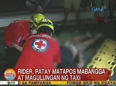 Ub Rider Patay Matapos Mabangga At Magulungan Ng Taxi Sa Maynila