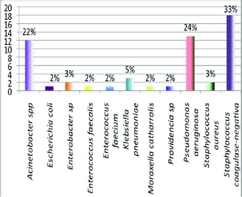 Microorganism S Distribution In Positive Cultures At Epm Unifesp Burn