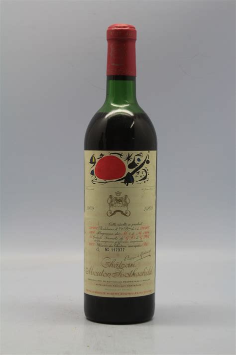 Mouton Rothschild 1969 Promo 20 Vins And Millesimes