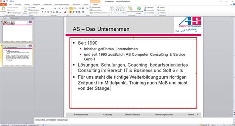 Powerpoint Pr Sentationen Erstellen Leicht Erkl Rt As Computertraining