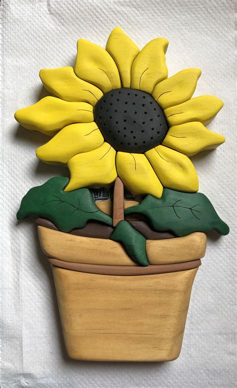 Sunflower Intarsia Patterns Intarsia Woodworking Intarsia Wood