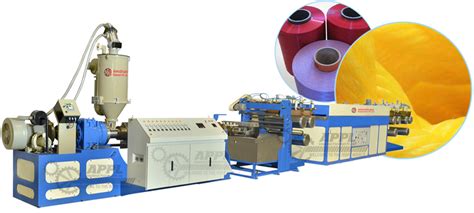 PP HDPE Fibrillated Tape Sutli Baler Extrusion Line