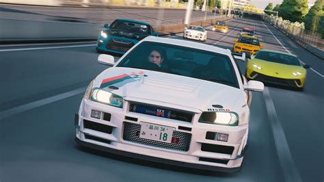 Assetto Corsa Street Racing With A Skyline Gtr R Vr Youtube