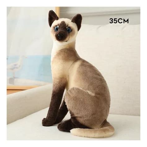 Almohada Suave De Peluche De Gato Siam S De Cm Cuotas Sin Inter S