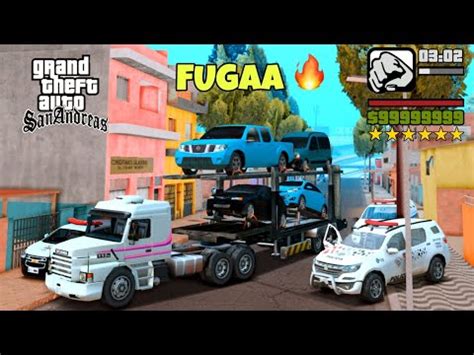 Dei Fuga Da Policia De Scania Cegonha Gta San Andreas Youtube