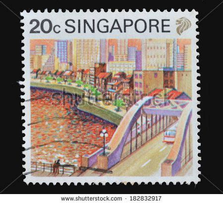 SINGAPORE CIRCA 1987 Postage Stamps Printed In Singapore Depicted