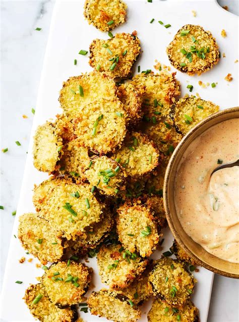 Air Fryer Fried Pickles Recipe Love And Lemons