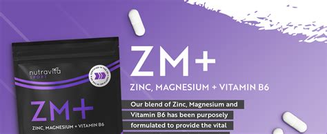 Zma High Strength Zinc Magnesium Vitamin B6 180 Vegan Zinc And Magnesium Tablets Zma