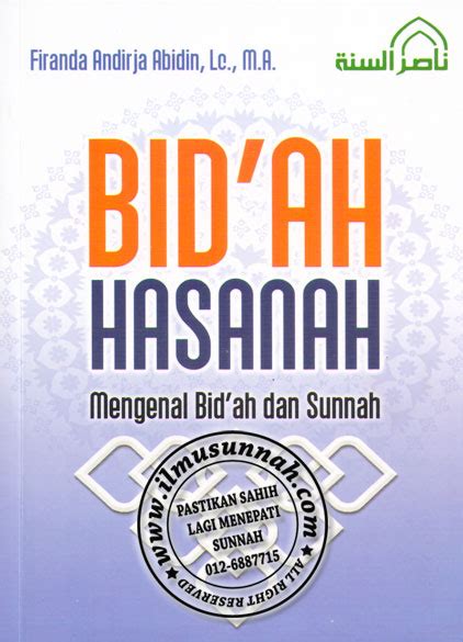 Atsar Enterprise Sa0077445 W Bidah Hasanah Mengenal Bidah Dan Sunnah