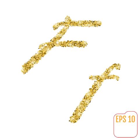 Premium Vector | Gold rush gold alphabetic letter f vector gold ...